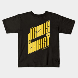 Jesus Christ - God Man - Gold Edition Kids T-Shirt